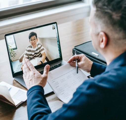 image of a man in meeting